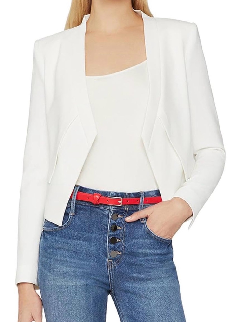 BCBGMaxAzria Lloyd Off White Blazer